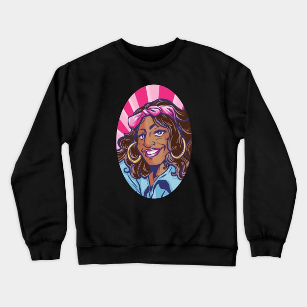 Sylvia Rivera Crewneck Sweatshirt by Optimysticals